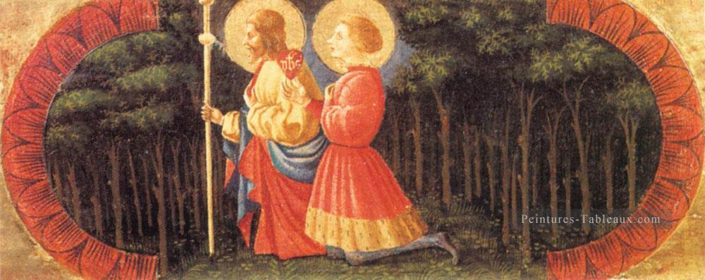 Sts John And Ansano début de la Renaissance Paolo Uccello Peintures à l'huile